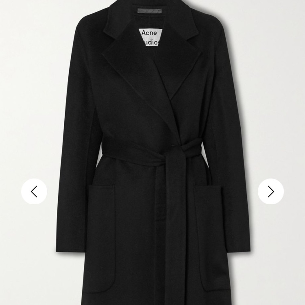 Acne studios carice belted wool coat